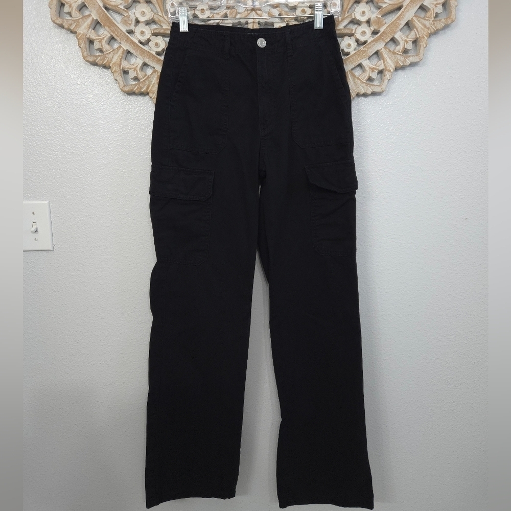 Zara Black Cargo Pants - Picture 5 of 10